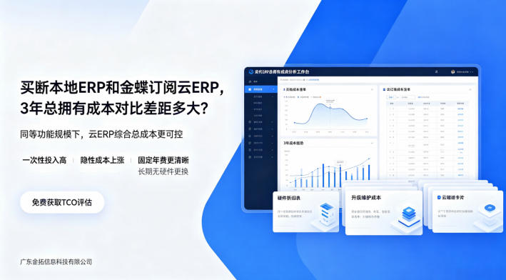 买断本地ERP和金蝶订阅云ERP，3···
