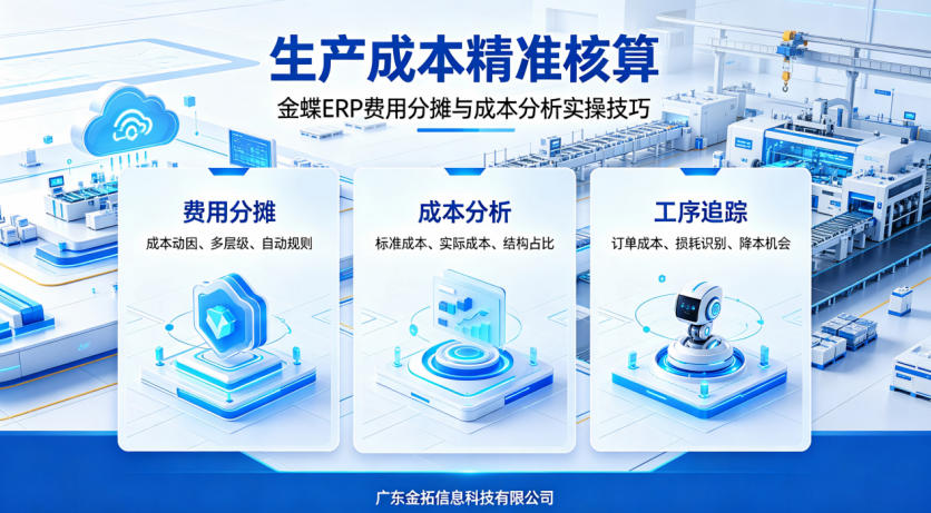 生产成本精准核算：金蝶ERP费用分摊···