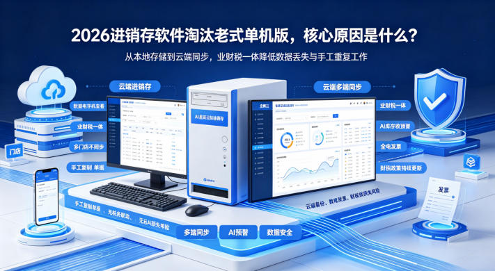2026进销存软件淘汰老式单机版，核···