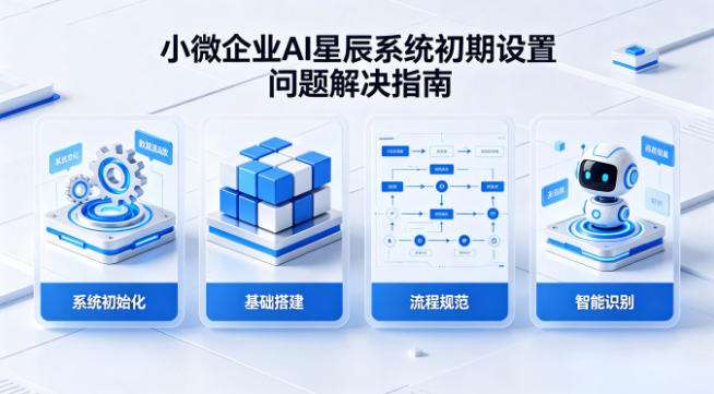 小微企业上线AI星辰，初期设置总出错···