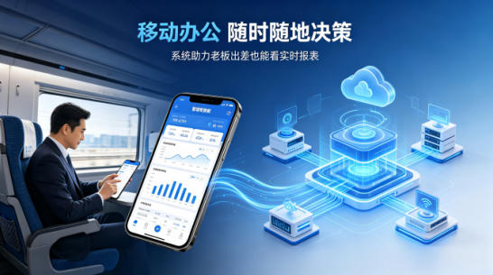 你们的系统支持手机办公吗？老板出差能···